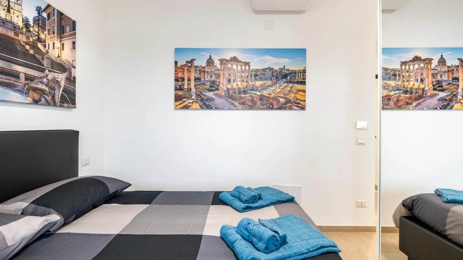 Brand New Apartment With Private Parking Space روما 0*,